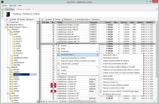 Modul katalog - seznam produktů