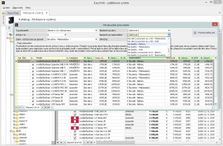 Modul katalog - hromadné přecenění