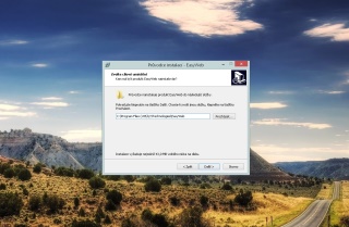 Vyberte umístění instalace softwaru